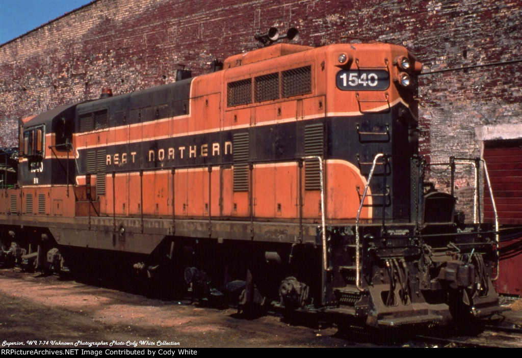 Burlington Northern GP7 1540